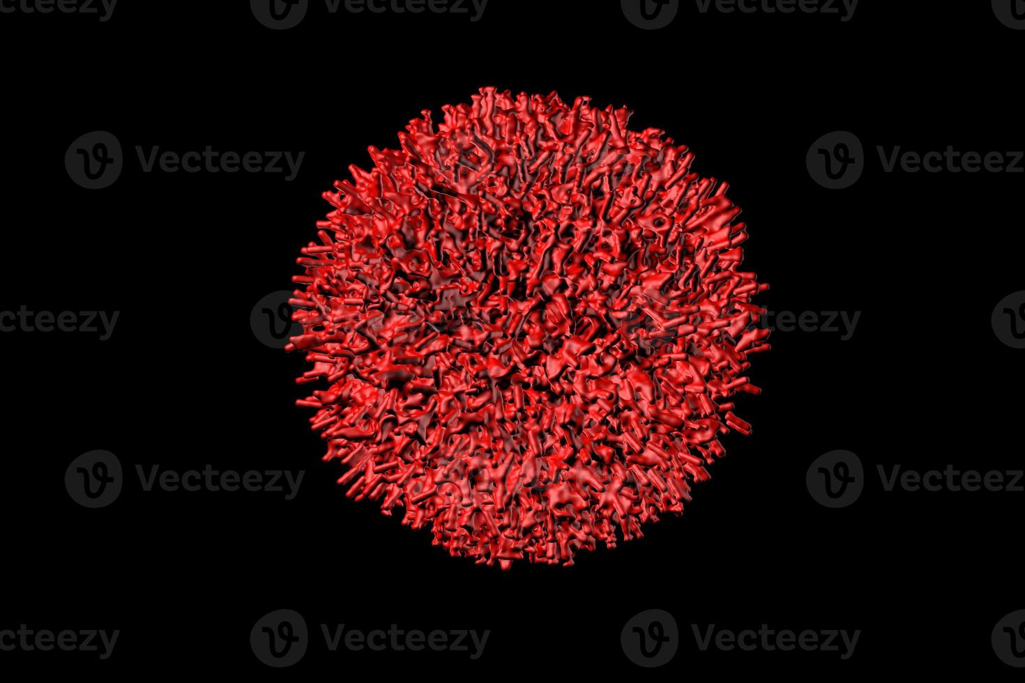 image de virus en rendu 3d photo