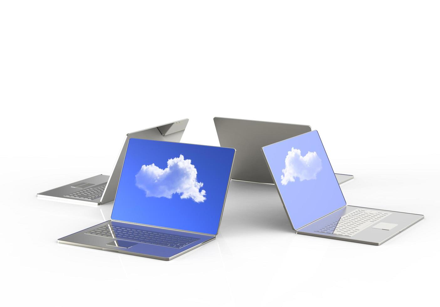 concept de cloud computing photo