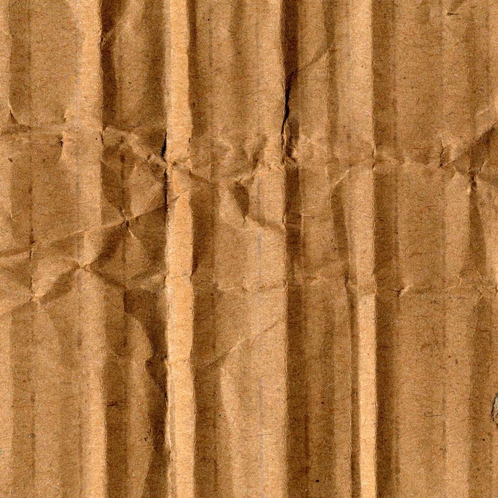 fond de texture en carton ondulé marron photo