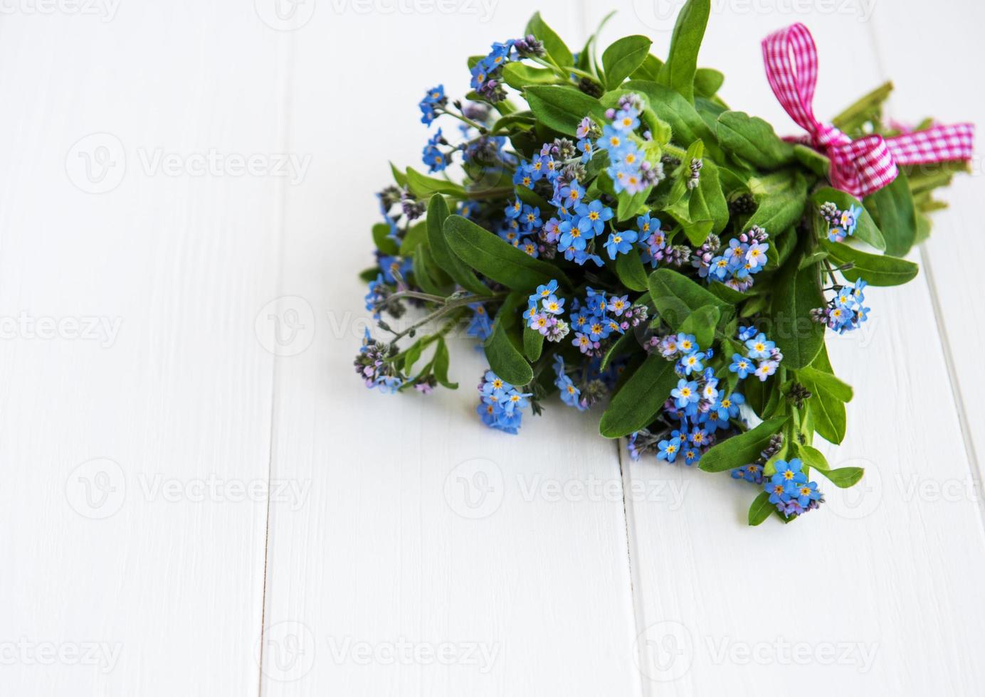 bouquet de fleurs myosotis photo