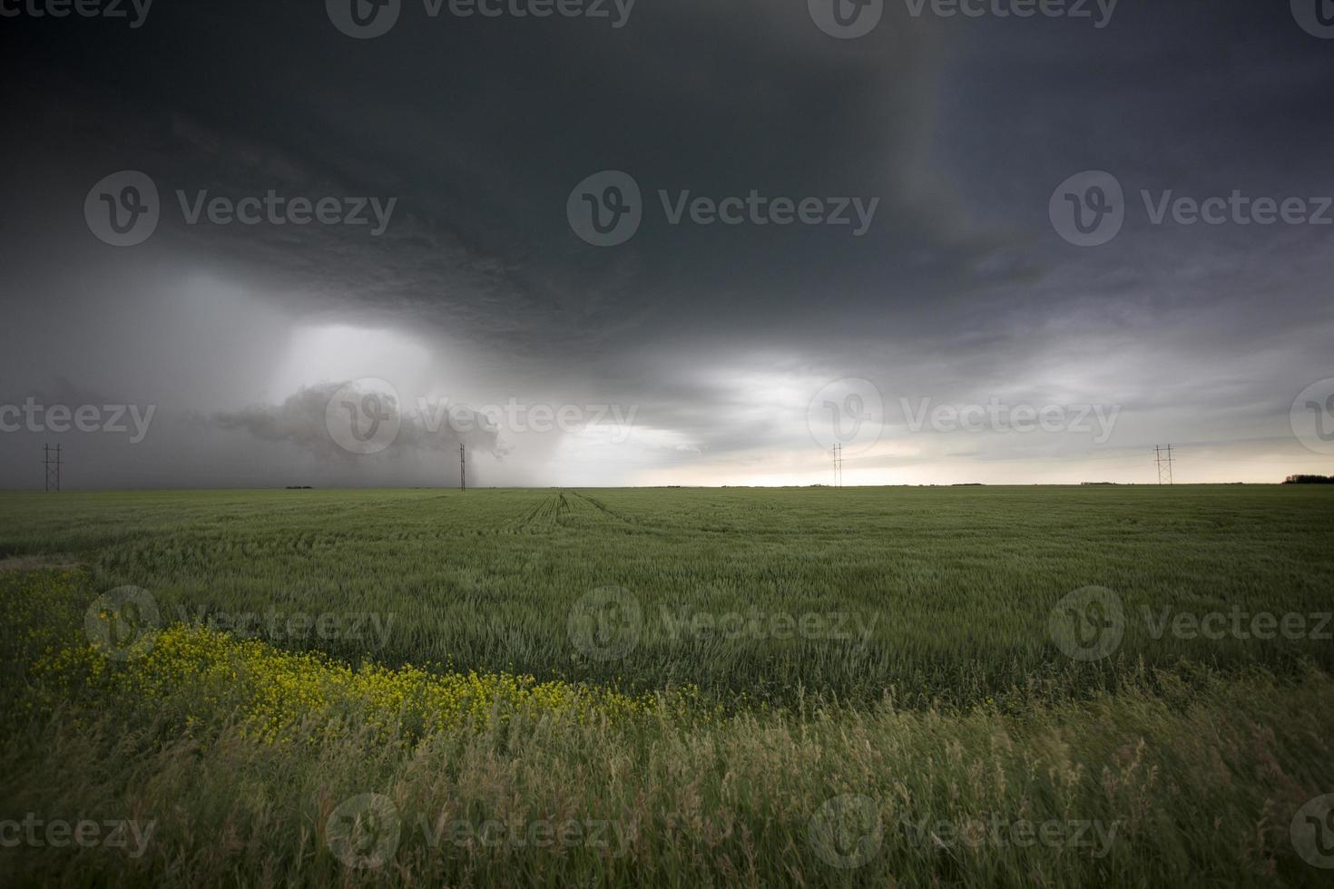 nuages d'orage des prairies photo