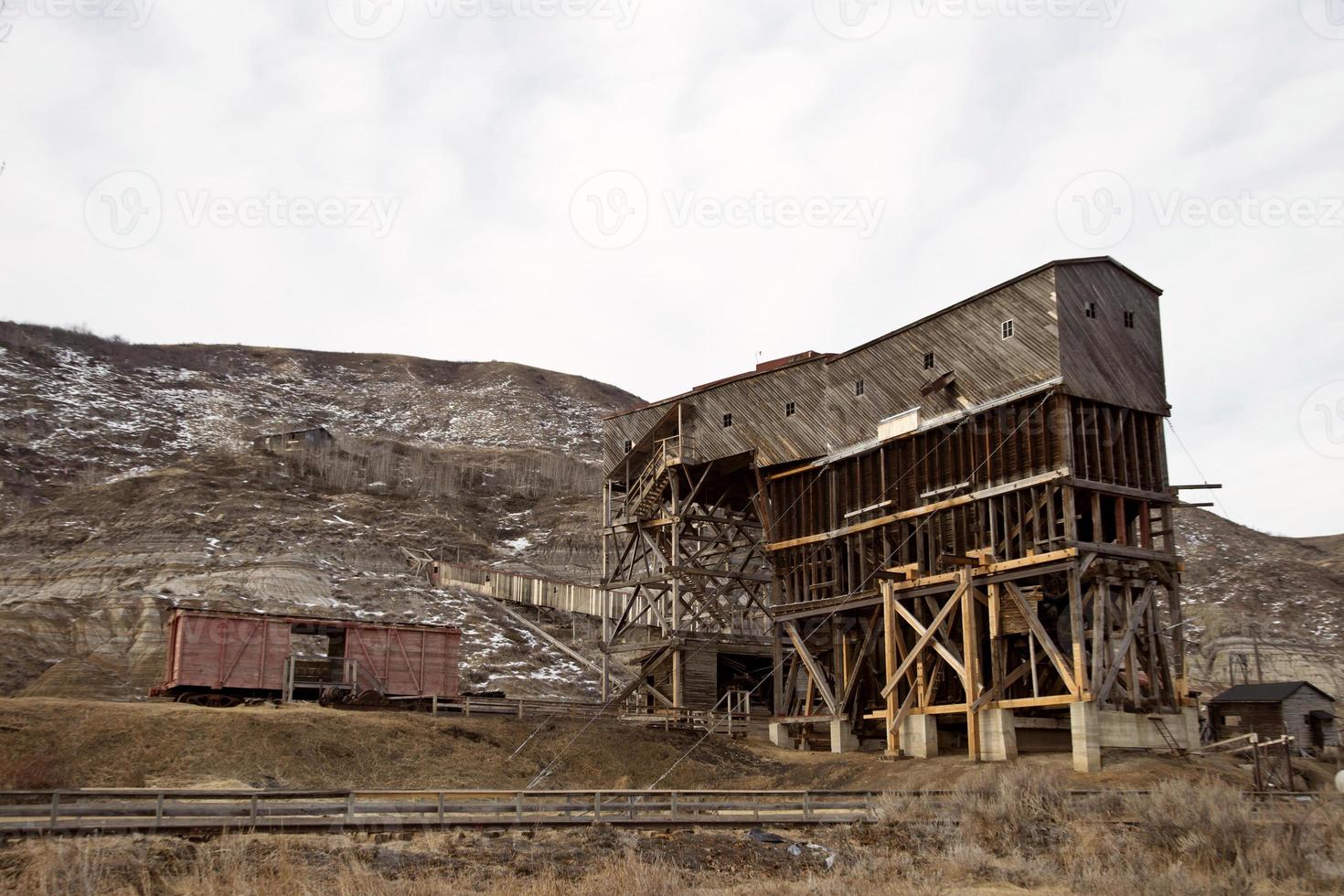 mine de charbon abandonnée photo