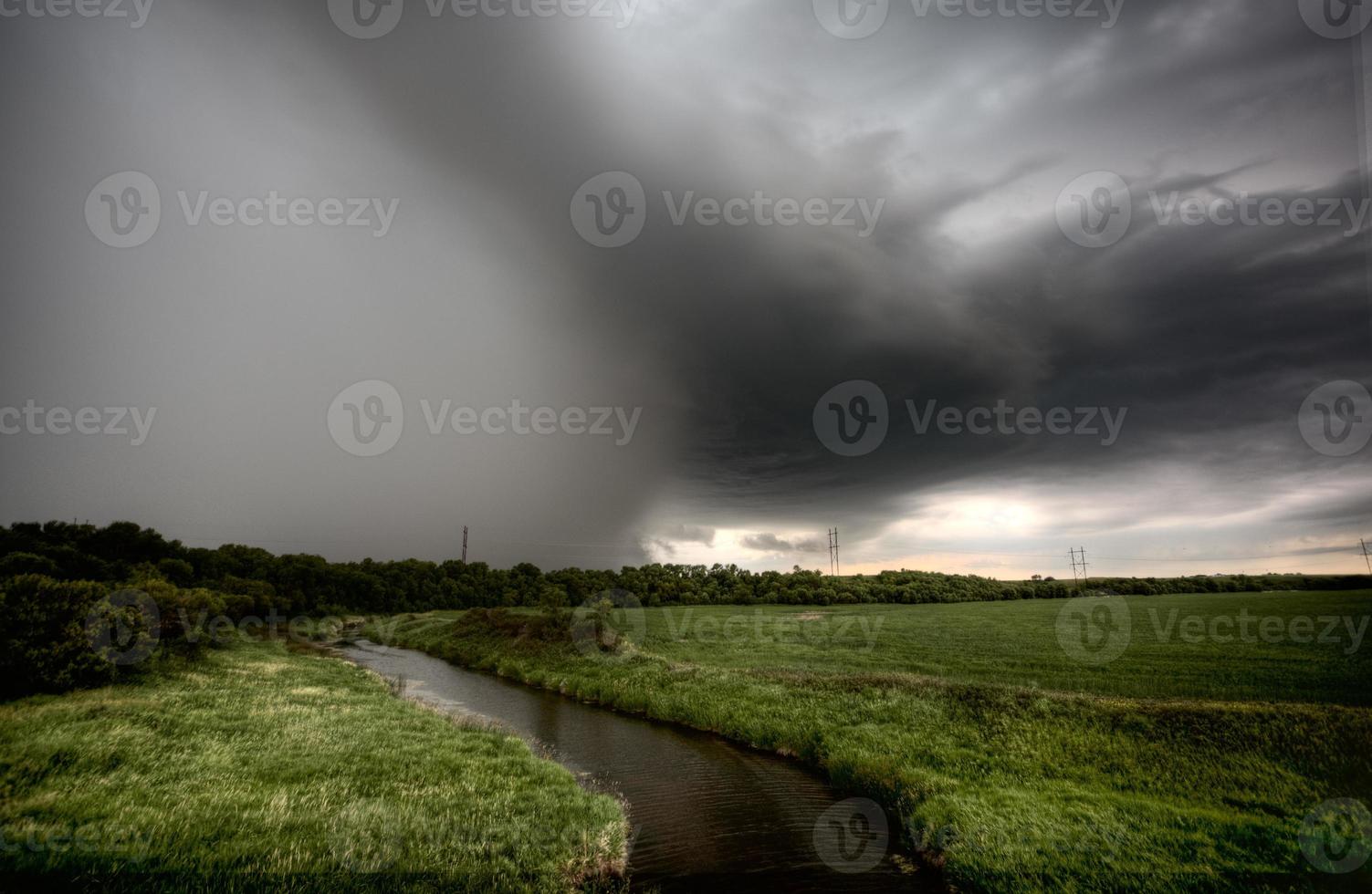 nuages d'orage des prairies photo