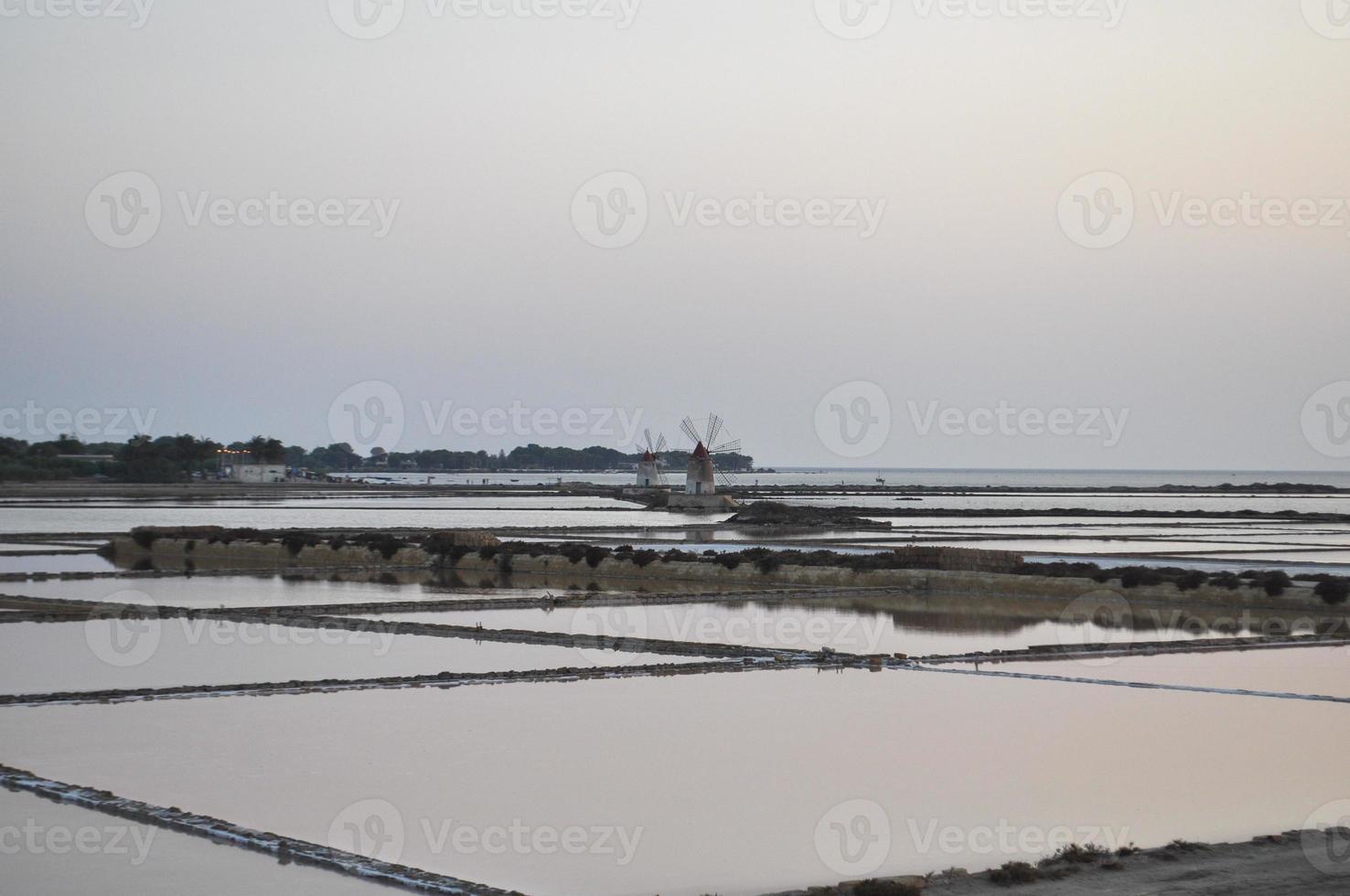 salines salines à marsala photo