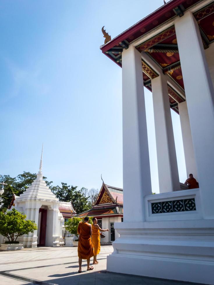 temple loha prasat wat ratchanatda bangkok thaïlande13 décembre 2018construit en 1846 à la fin du règne du roi rama i. l'ancien verger est d'environ 25 rai.on bangkok thailand13 décembre 2018. photo