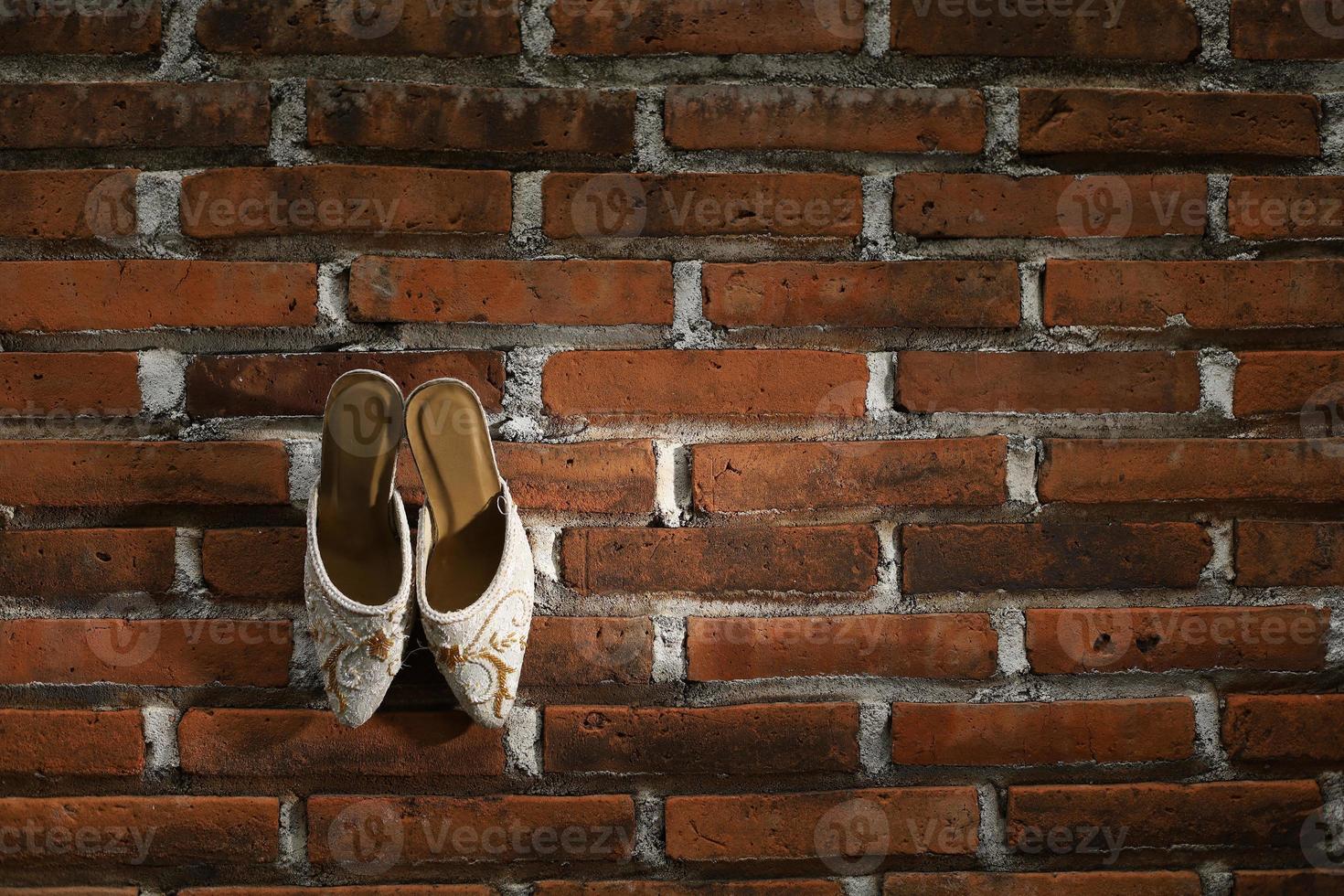 chaussures de mariage marron de luxe photo