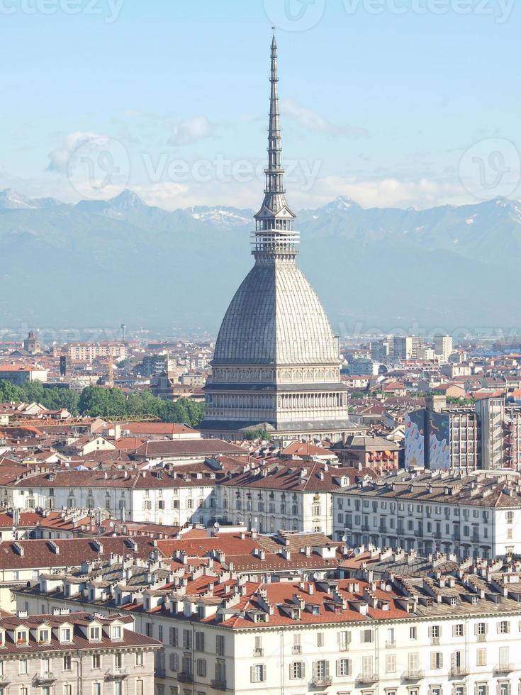 vue aérienne de turin photo