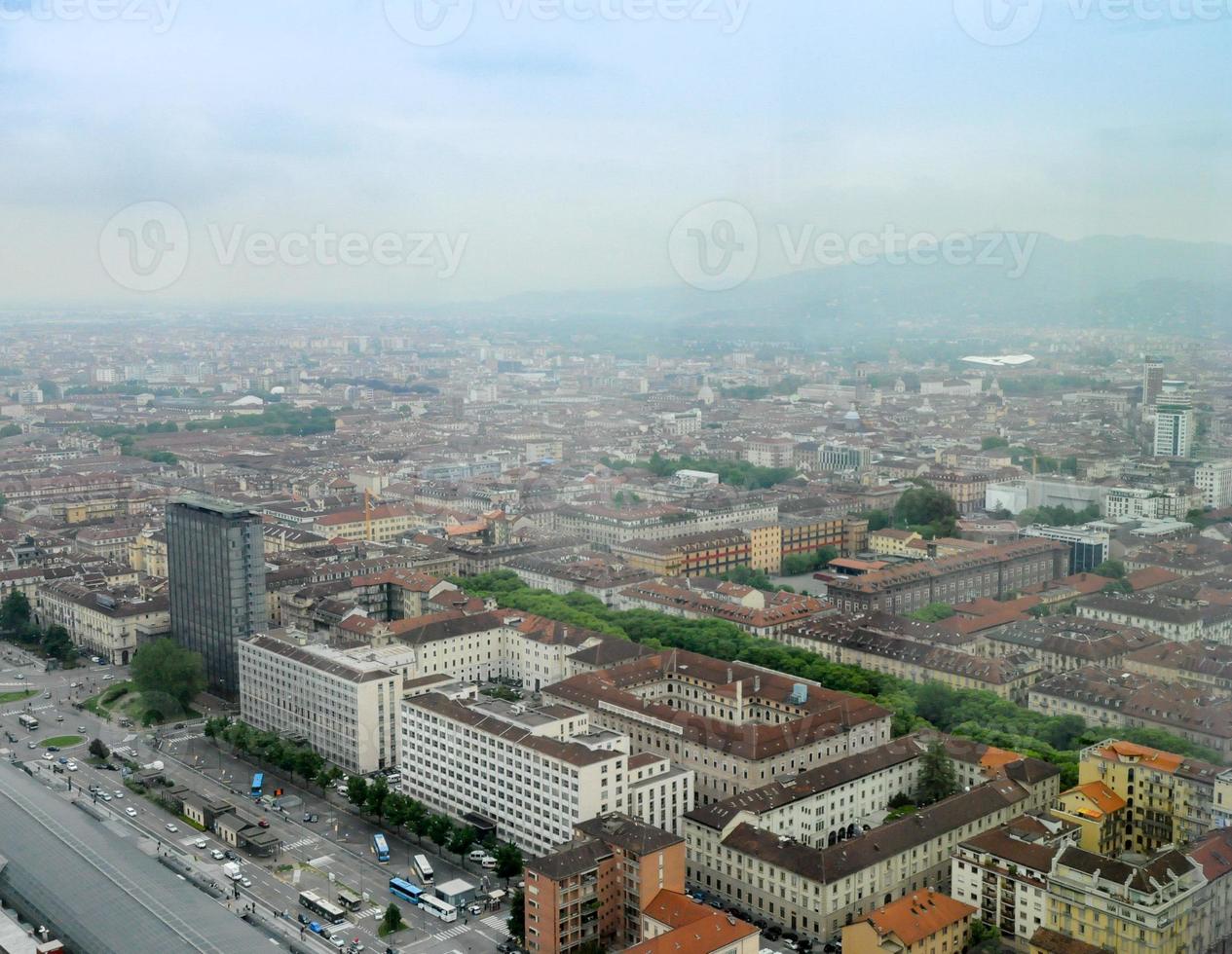 vue aérienne de turin photo