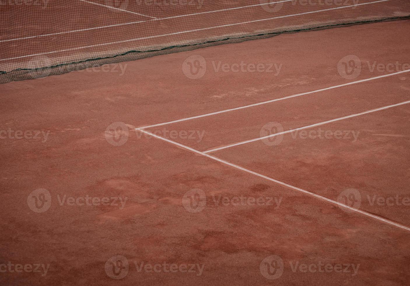 terrain de tennis ouvert photo