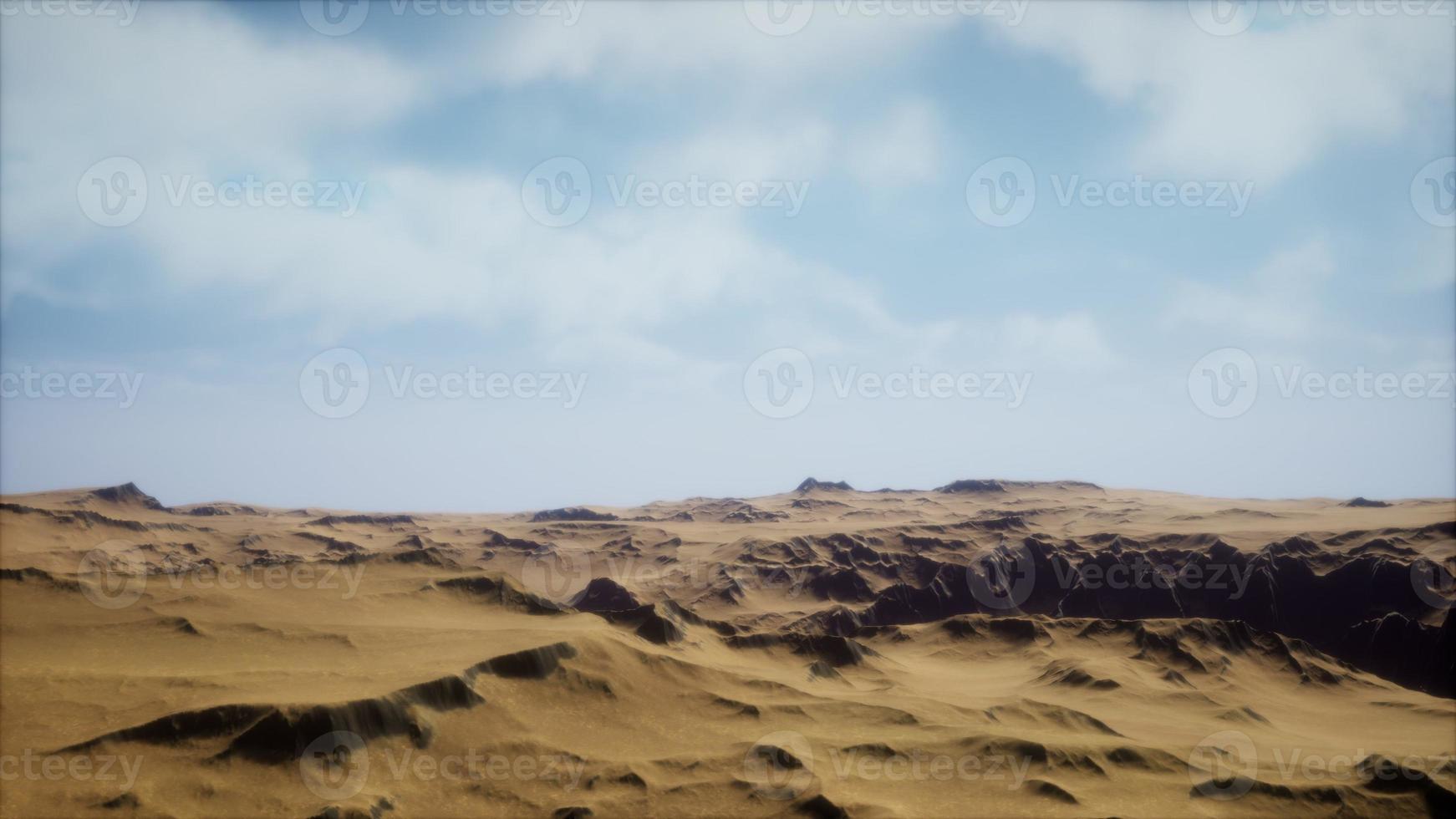 tempête du désert dans le désert de sable photo