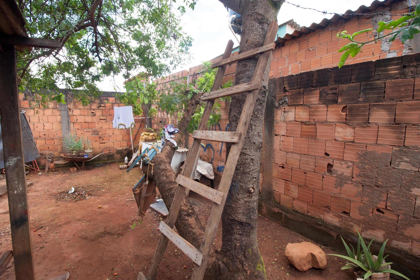 planaltina goias, brésil, 12 février 2022 les mauvaises conditions de logement dans la ville de planaltina et dans tout le brésil. photo