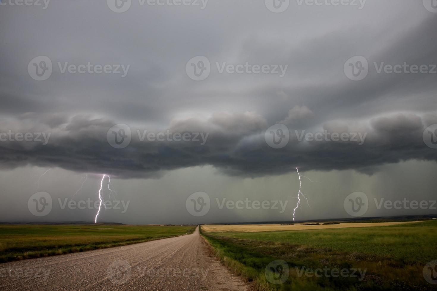 nuages d'orage des prairies photo