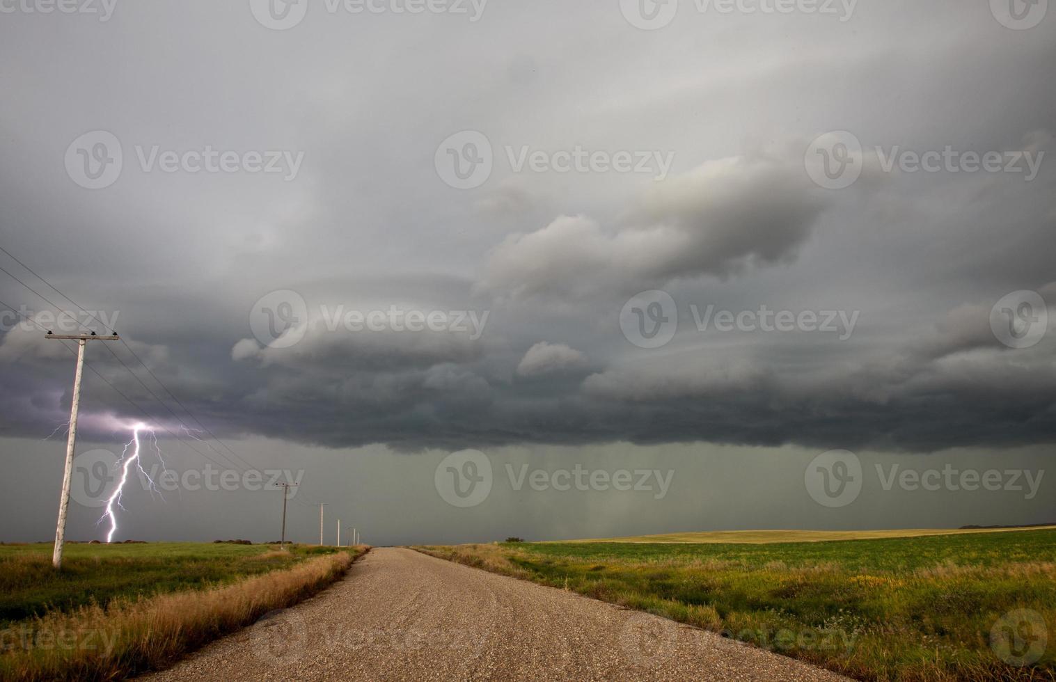 nuages d'orage des prairies photo