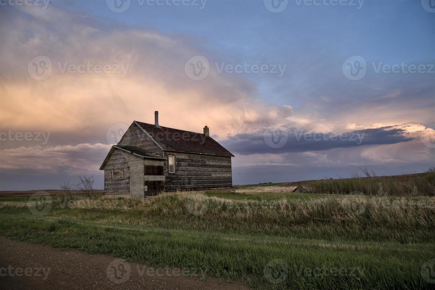 nuages de tempête des prairies canada photo