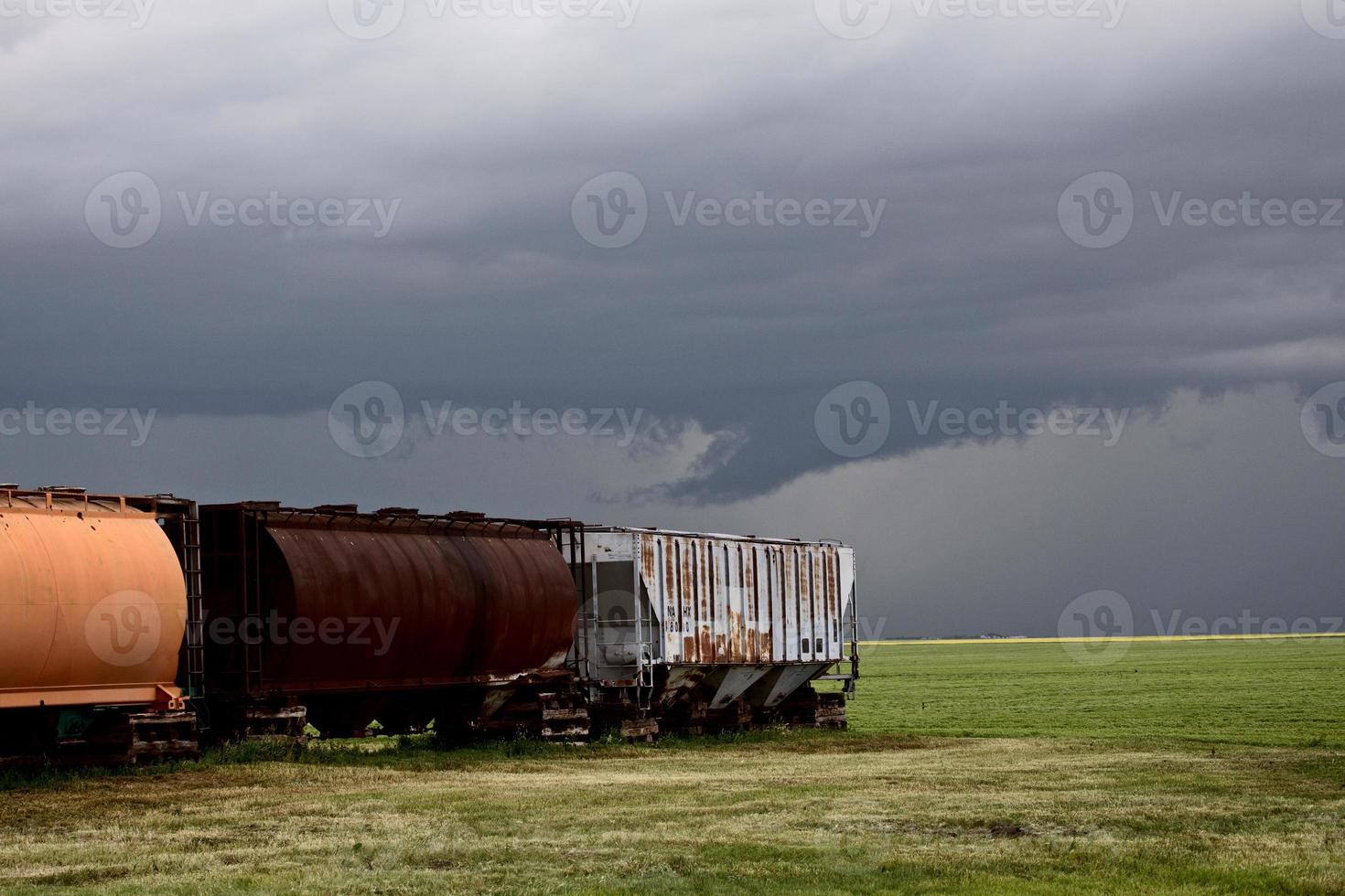 nuages d'orage des prairies photo