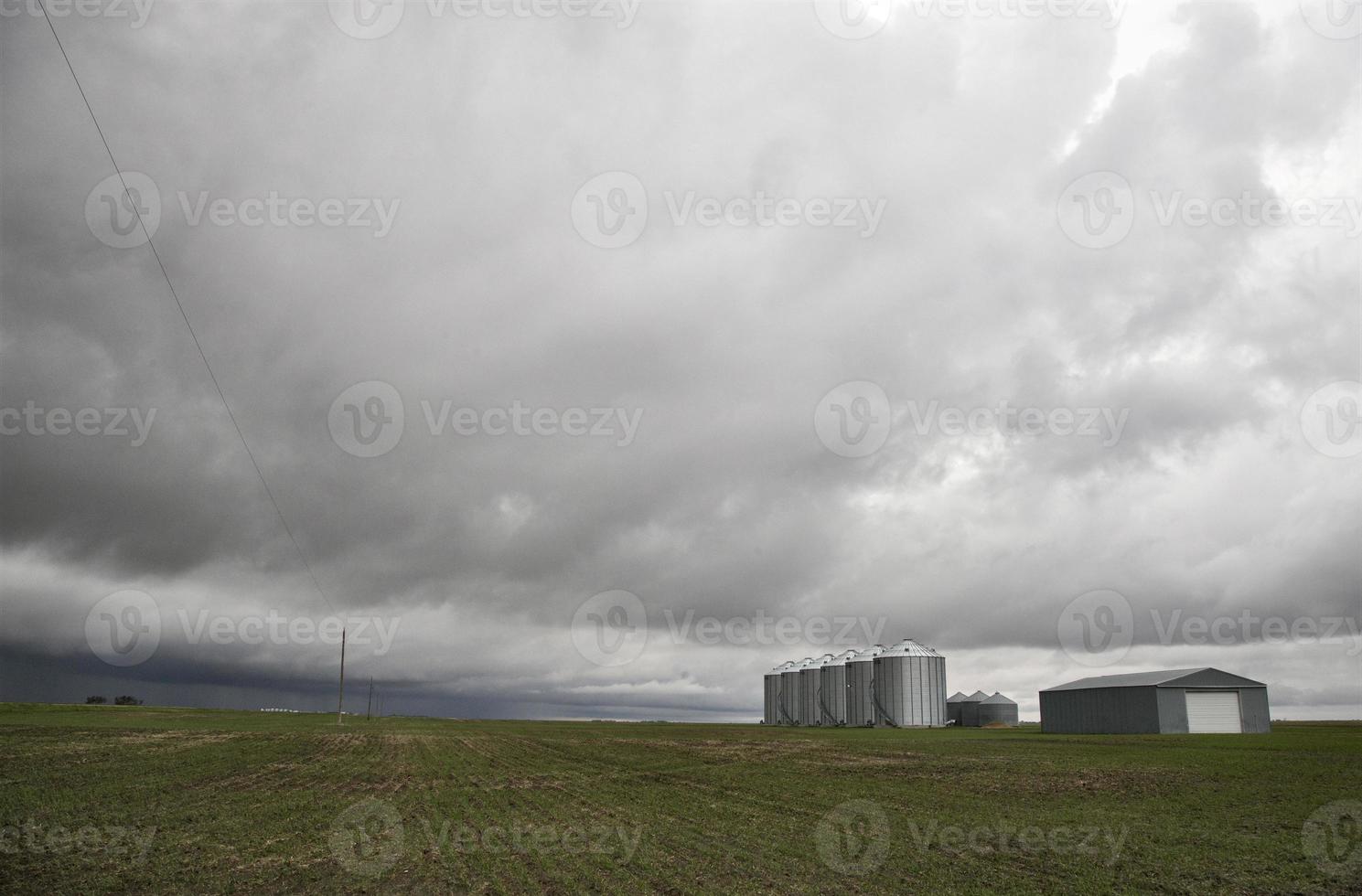 nuages de tempête des prairies canada photo