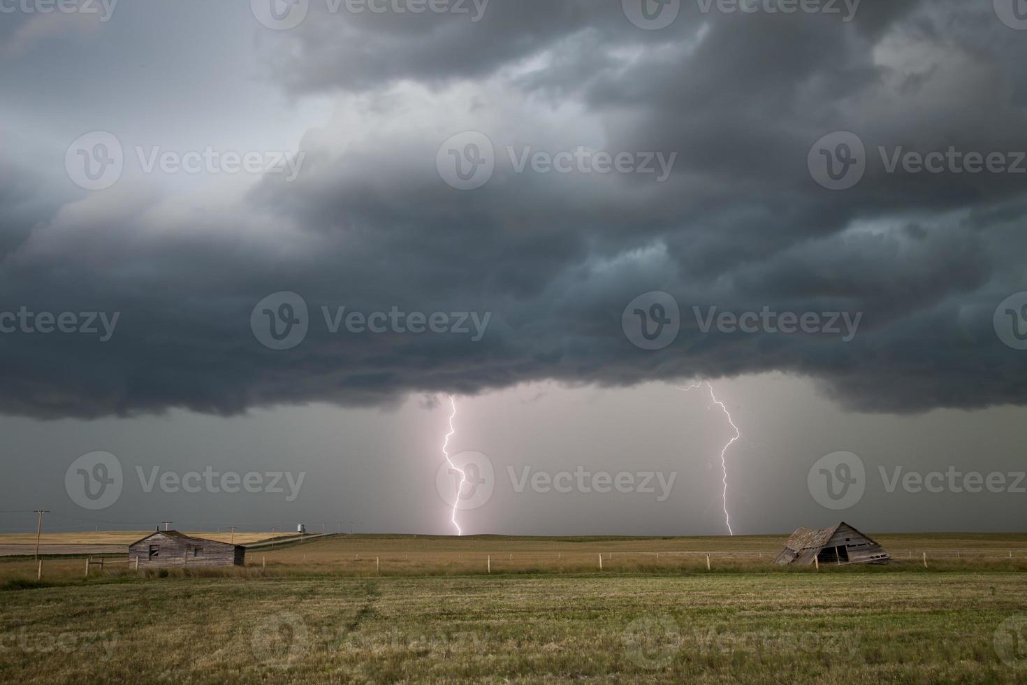 nuages d'orage des prairies photo