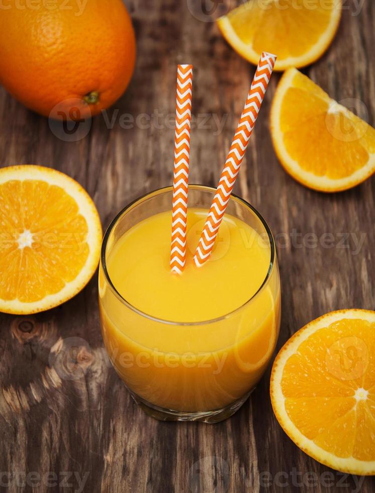 verre de jus d'orange photo