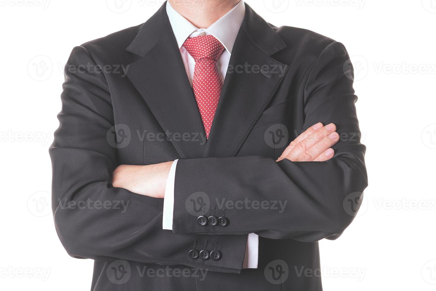 portrait d'homme d'affaires avec les bras croisés photo