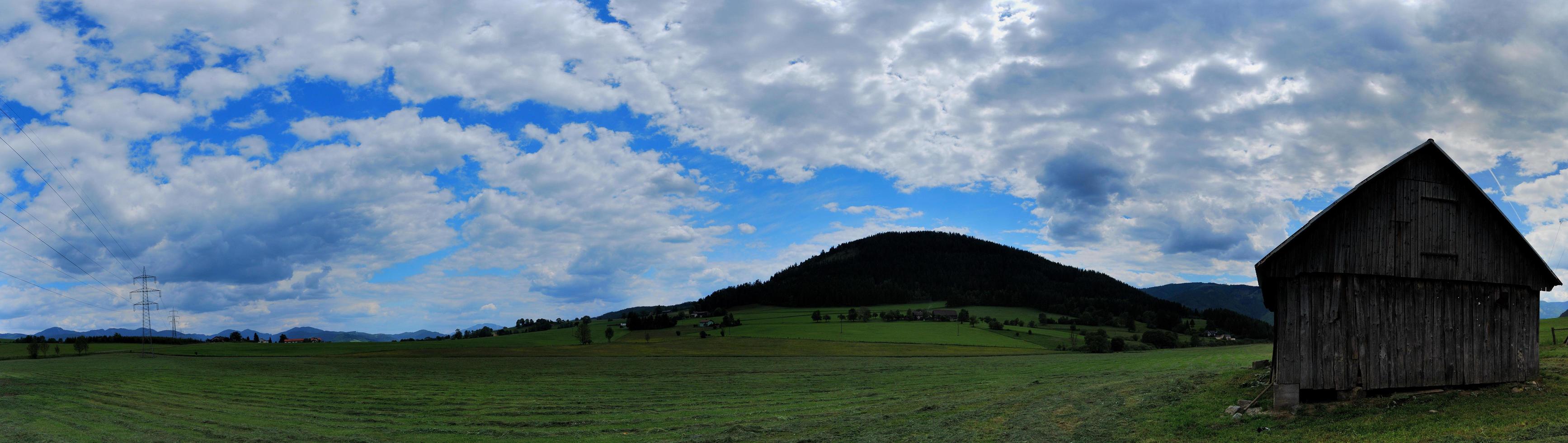 panorama du paysage de l'alm photo