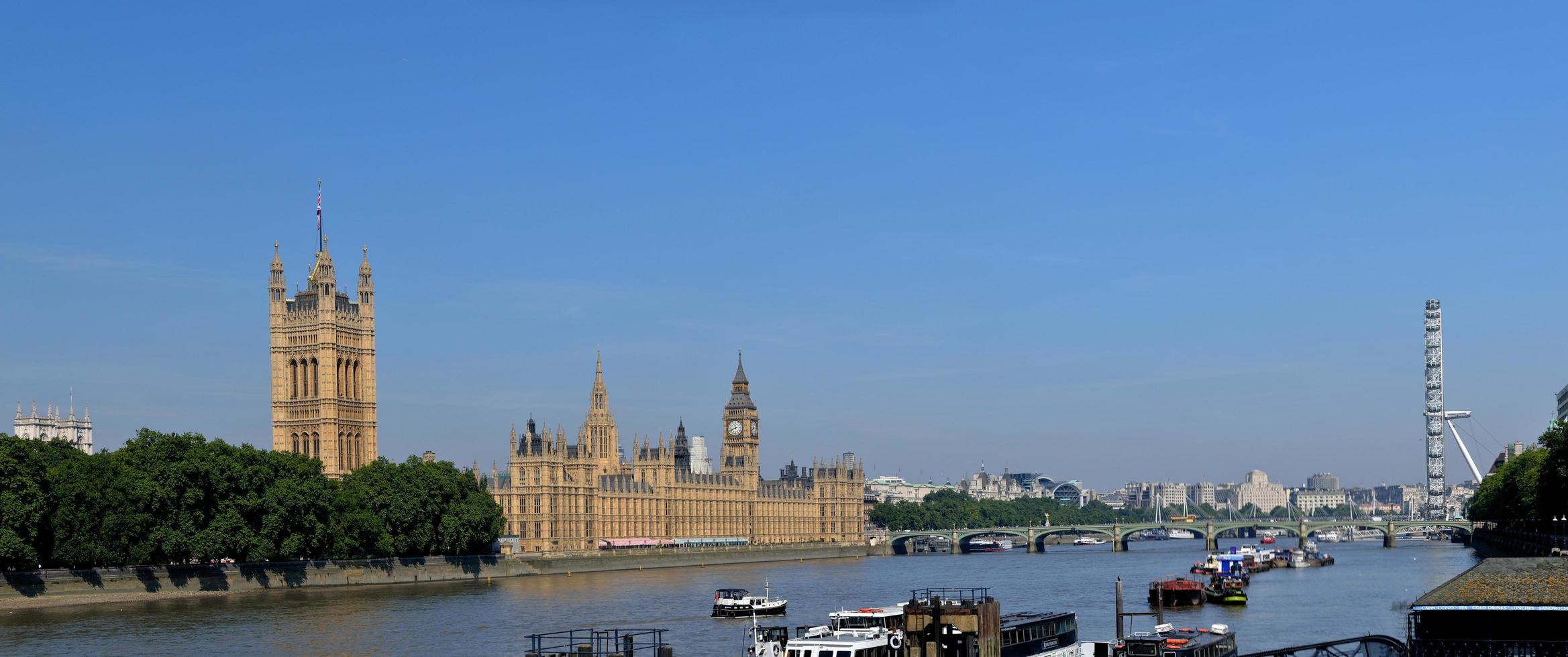 panorama des attractions de londres photo