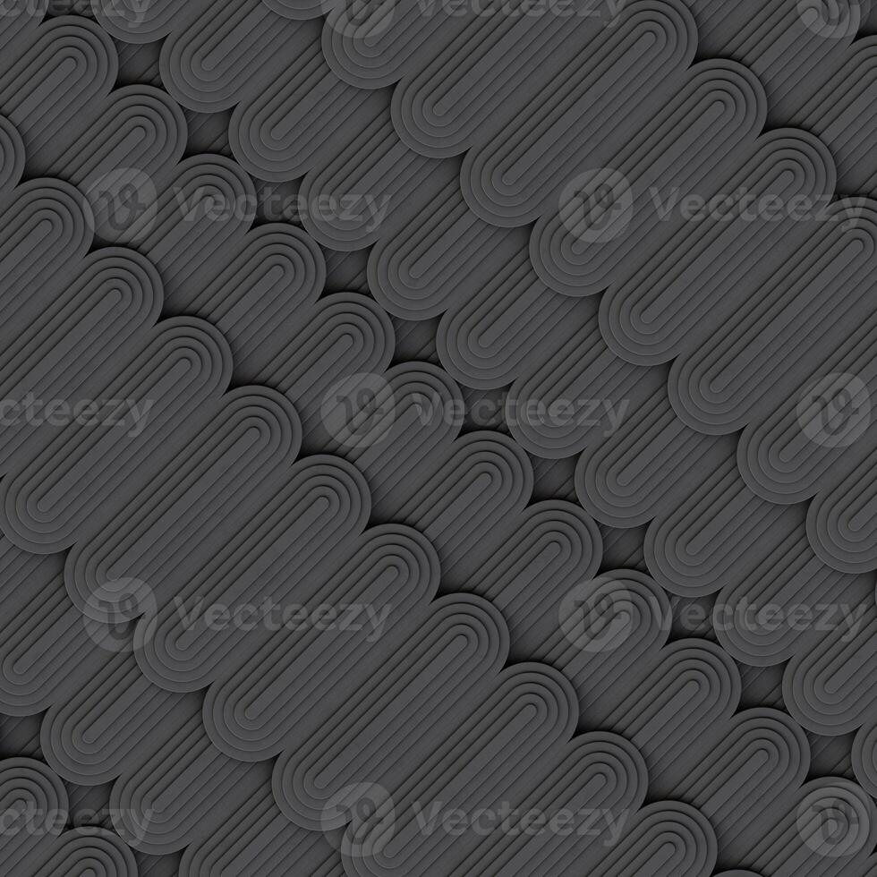 texture abstraite de plaque d'acier de luxe en métal gris foncé avec motif géométrique futuriste en métal brillant sur gris foncé. photo