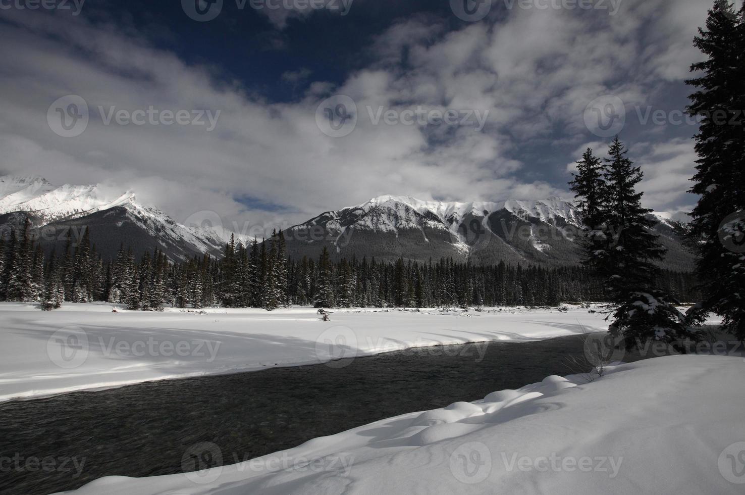 eau libre en hiver photo