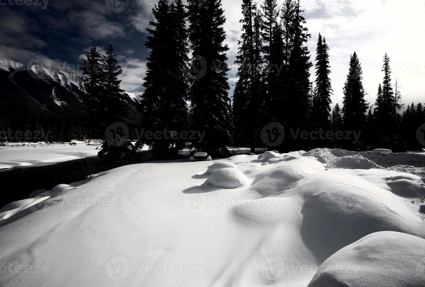 eau libre en hiver photo