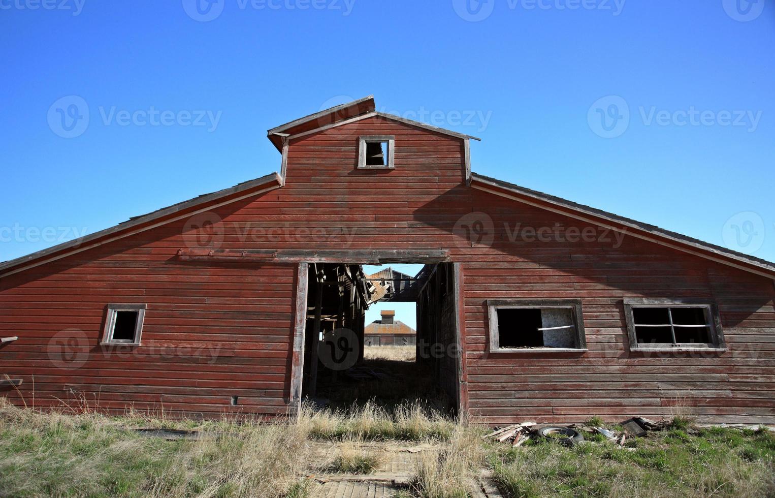 Anciennes écuries abandonnées Saskatchewan Canada photo