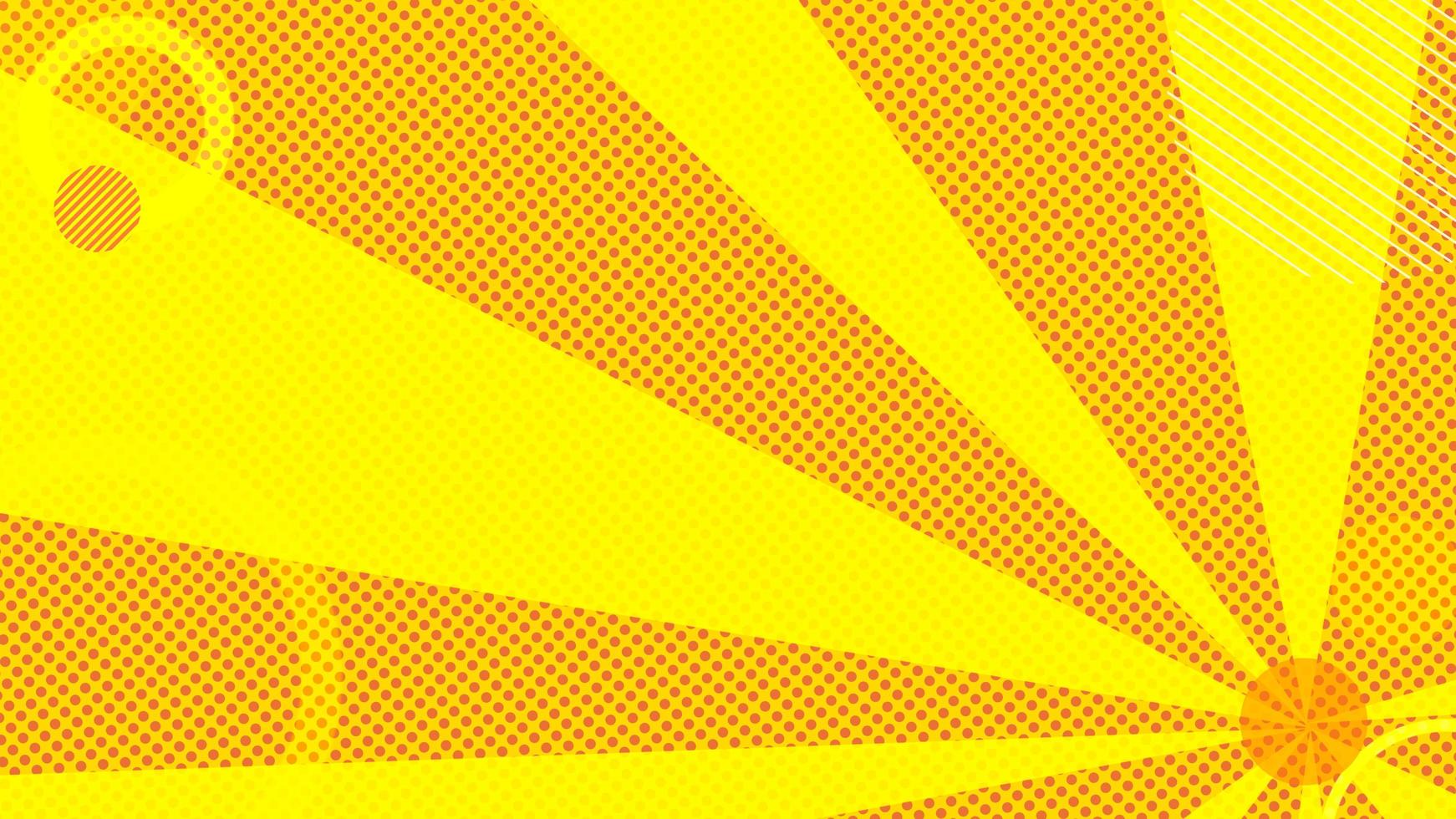 fond de demi-teinte dégradé jaune style rétro pop-art photo