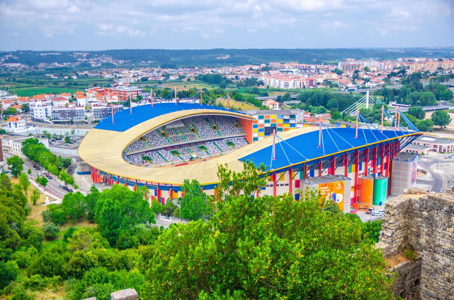 stade dr. Bâtiment du stade de football Magalhaes Pessoa à Leiria photo