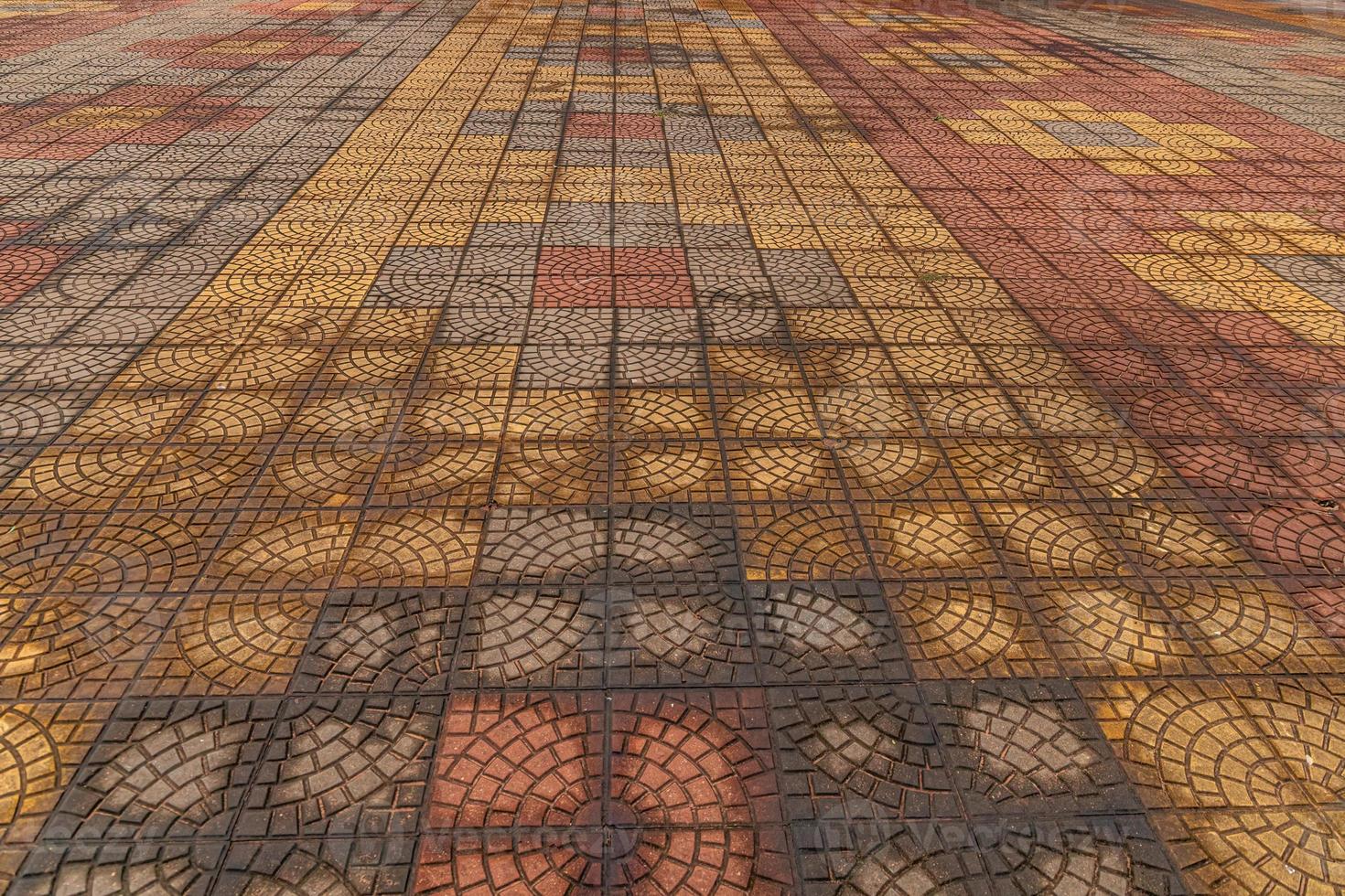 motif des carreaux de sol photo