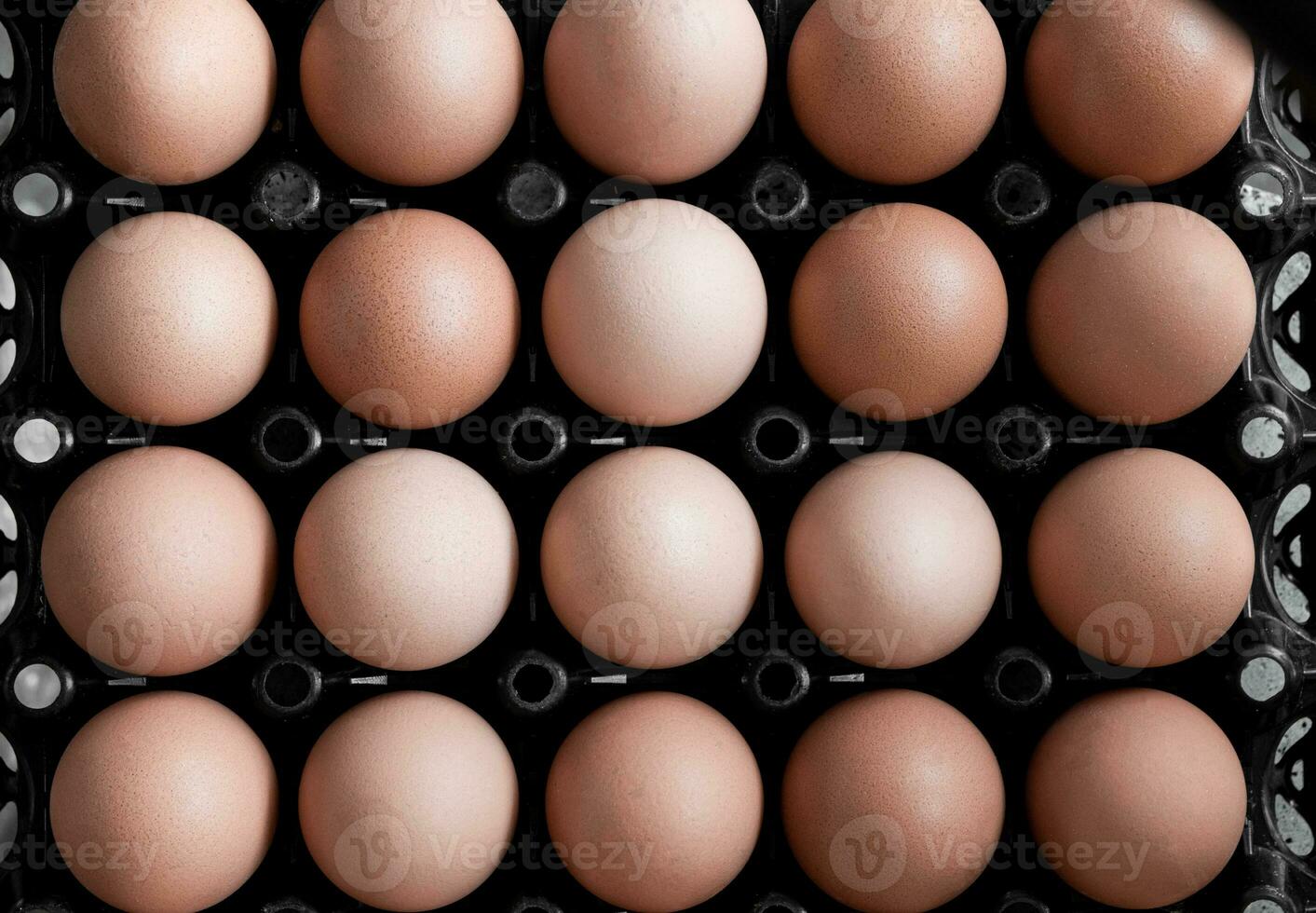 gros plan d'œufs de poule dans l'emballage. photo