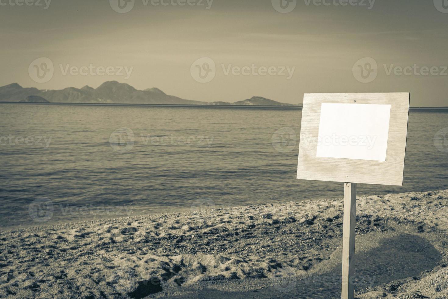 plus belles plages de l'île de kos en grèce vue panoramique. photo