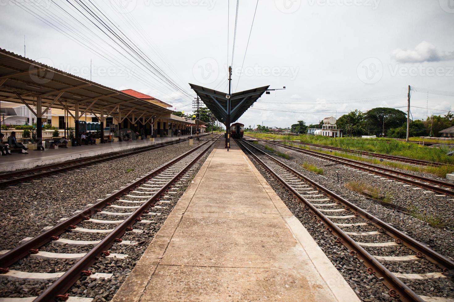 quartier de la gare urbaine photo