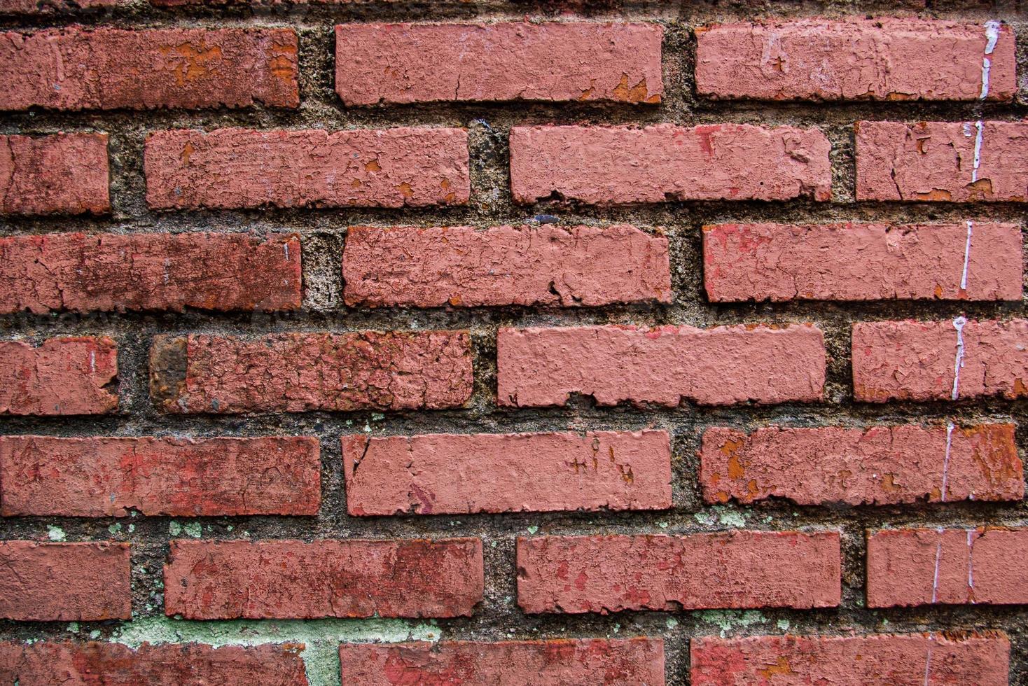 mur de briques marron photo