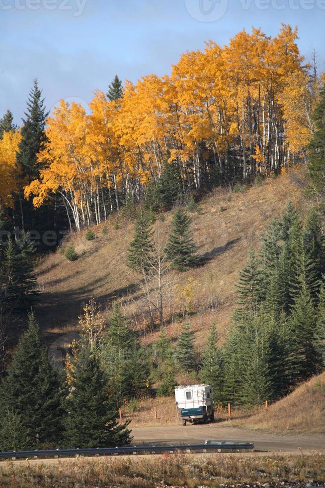 parc de camping-car en alberta cypress hills photo