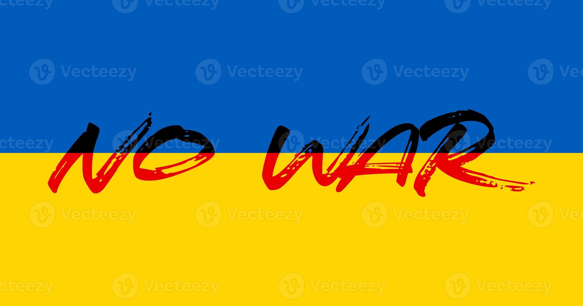 arrêter la guerre. russie contre ukraine. guerre entre la russie et l'ukraine photo