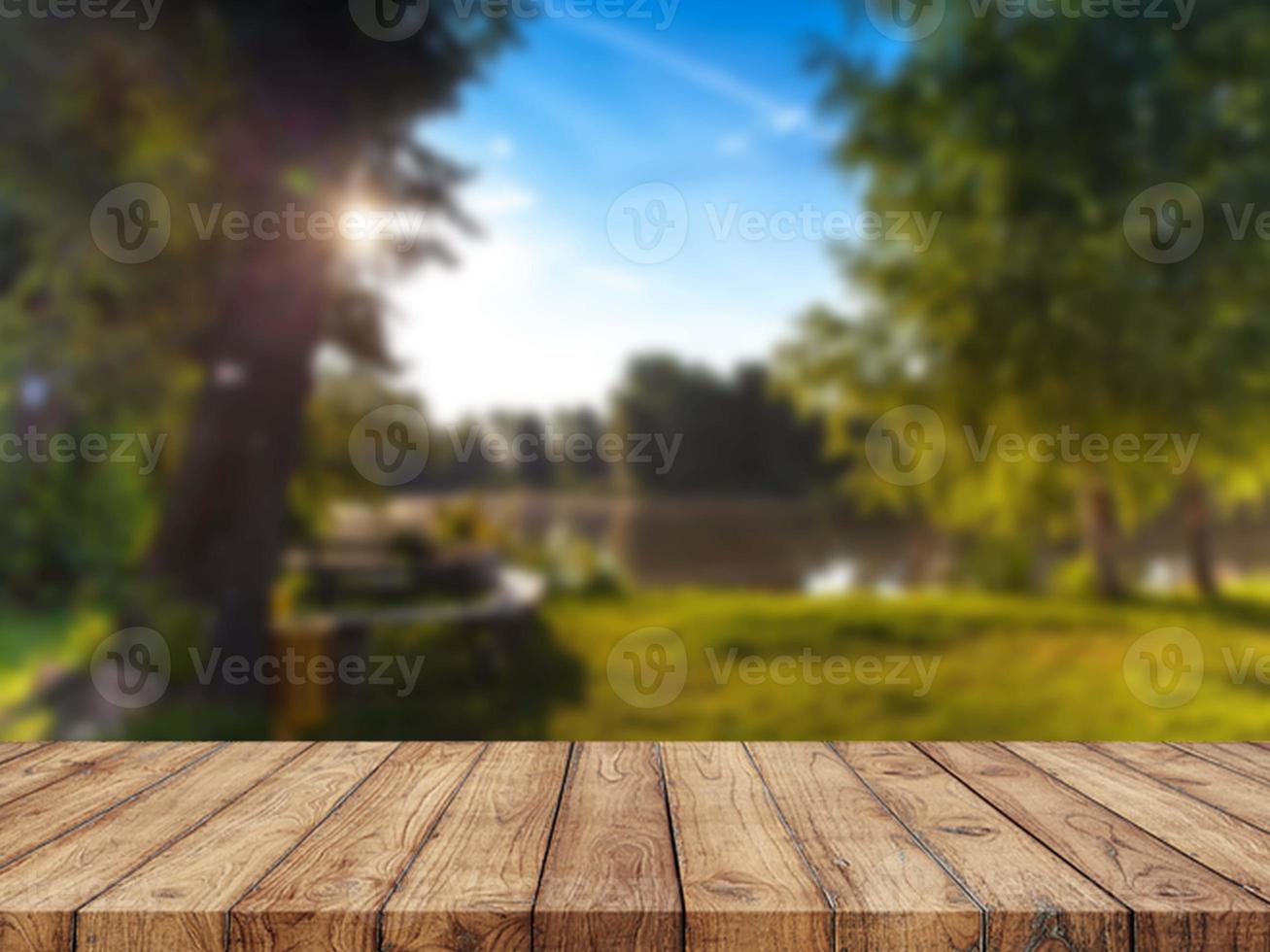 fond de table en bois photo