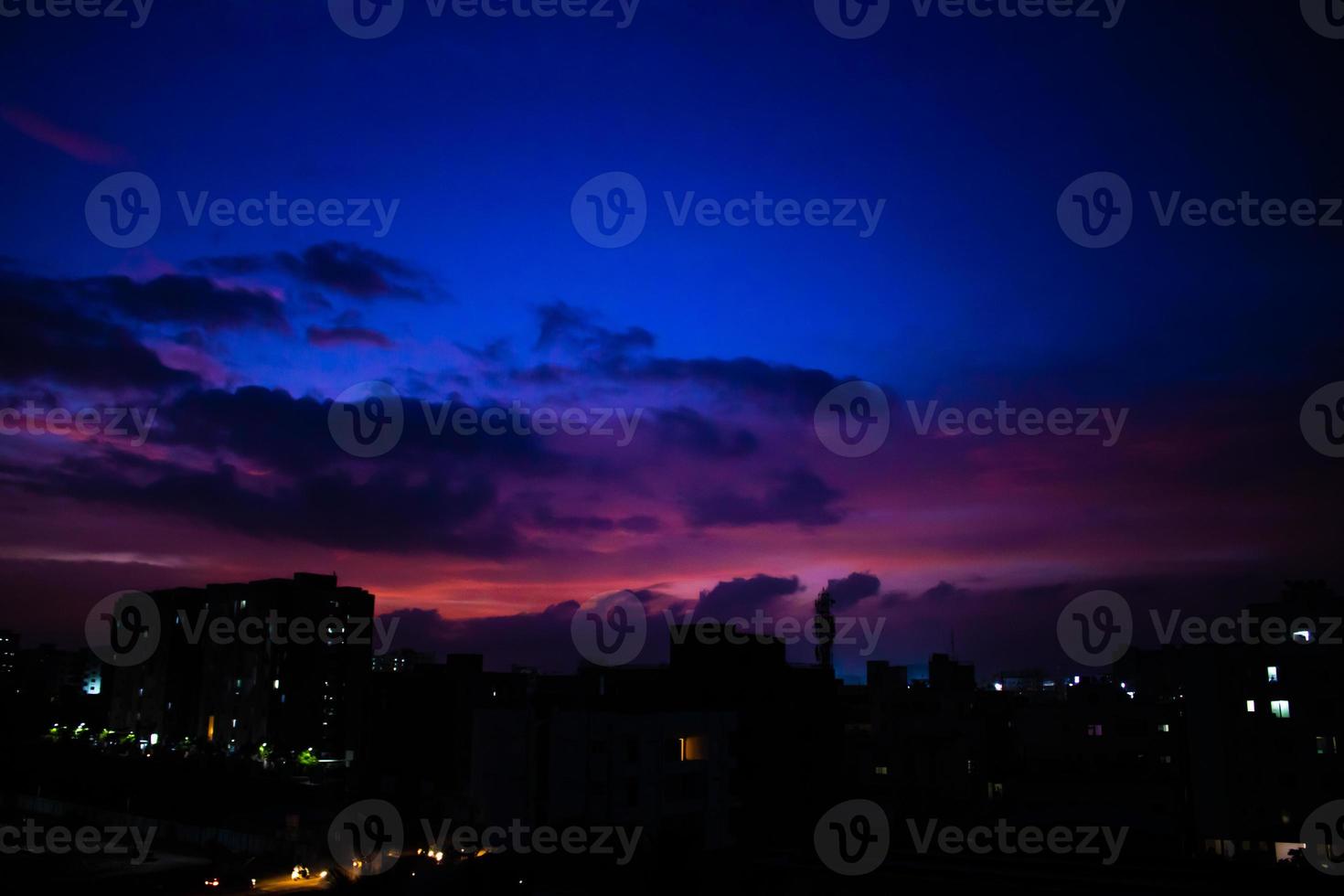 ciel avec lumière photo