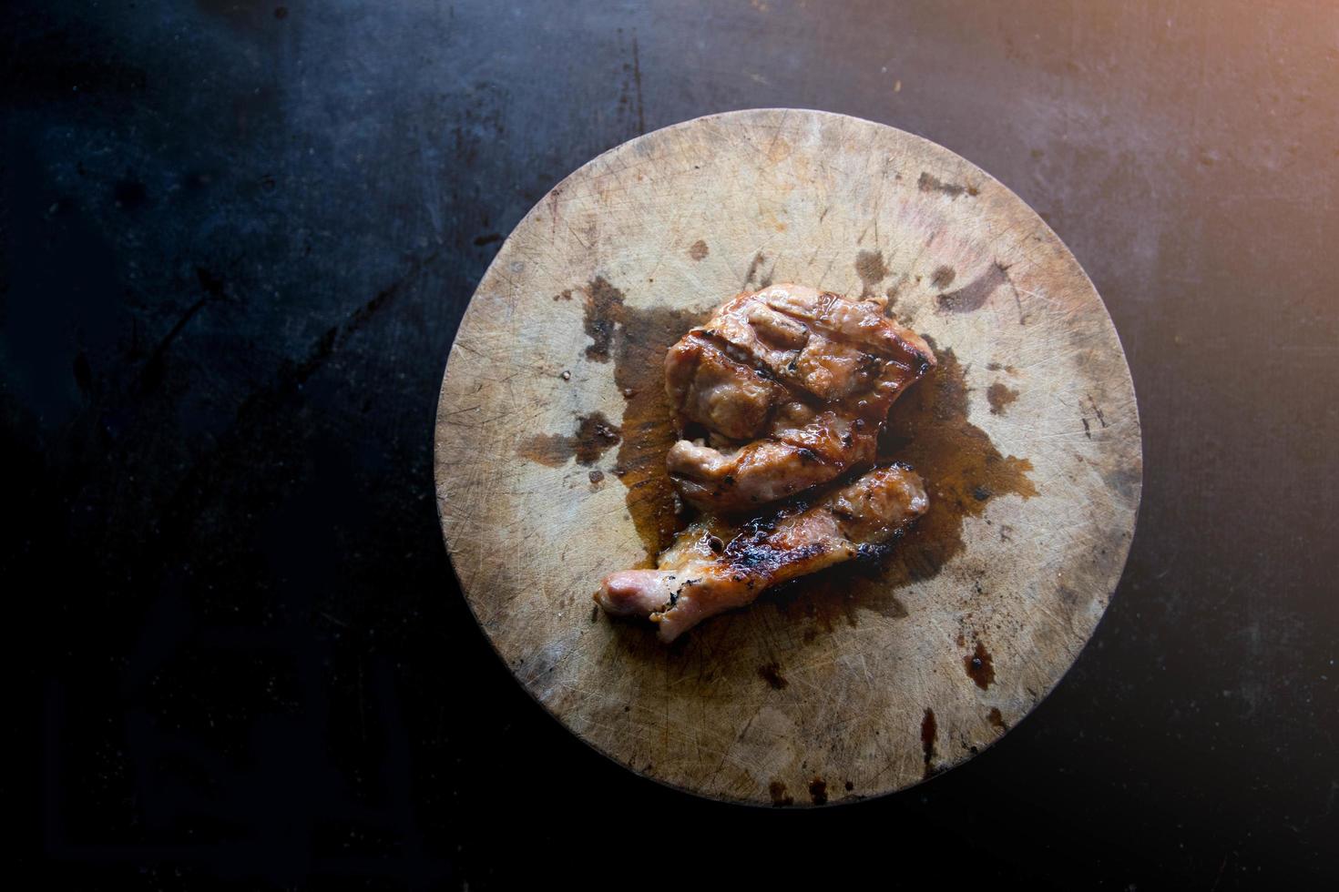 délicieux grill boeuf et porc avec la fête photo