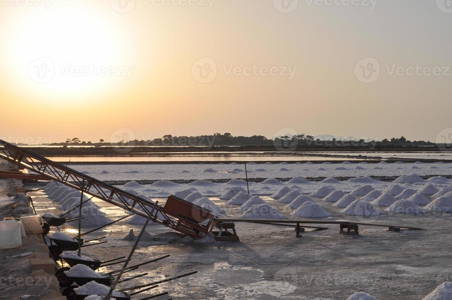 salines salines à marsala photo