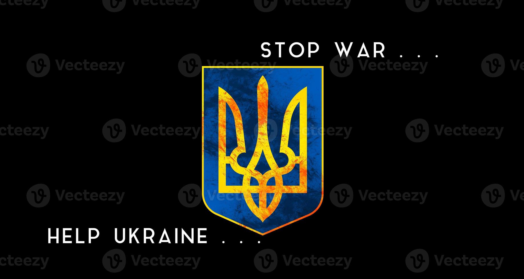 arrêter la guerre aider l'ukraine. la russie contre l'ukraine arrête la guerre, la russie et l'ukraine se battent photo