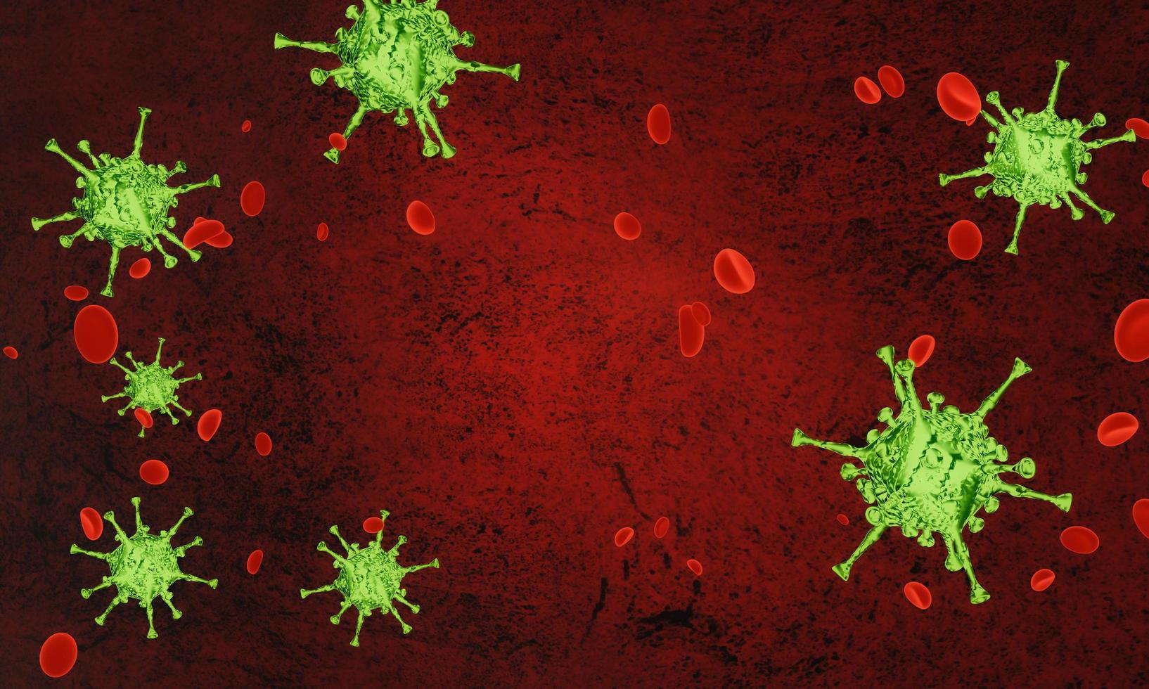 concept ncov du virus covid-19. bactérie abstraite ou cellule virale de forme sphérique avec de longues antennes. virus corona de wahan, concept de crise en chine. concept d'infection pandémique ou virale - rendu 3d. photo