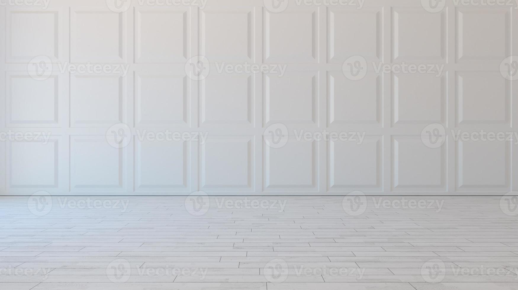 panneaux muraux décoratifs carrés blancs concept illustration 3d photo