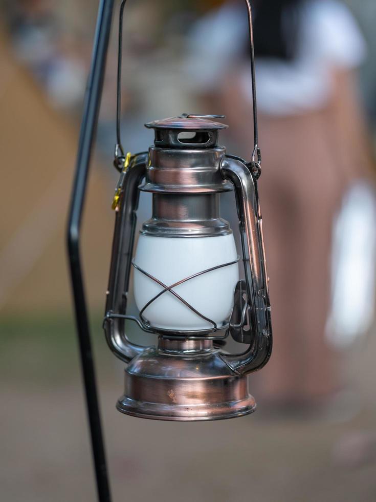 lampe à huile de camping photo