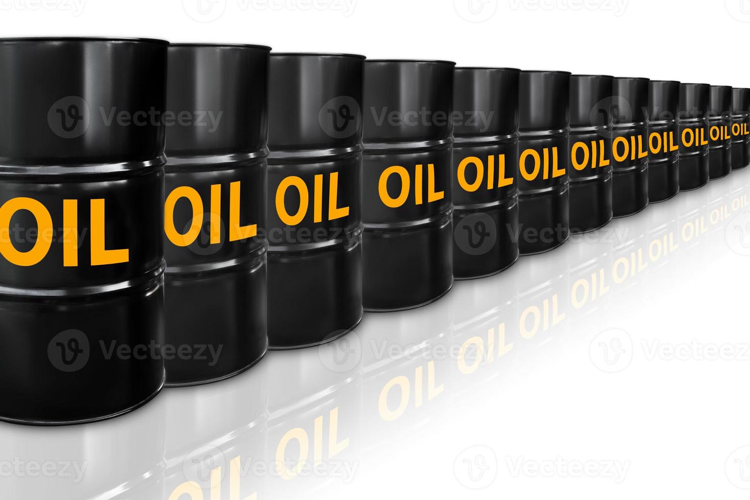 concept de l'industrie pétrolière avec baril d'essence. illustration 3d photo