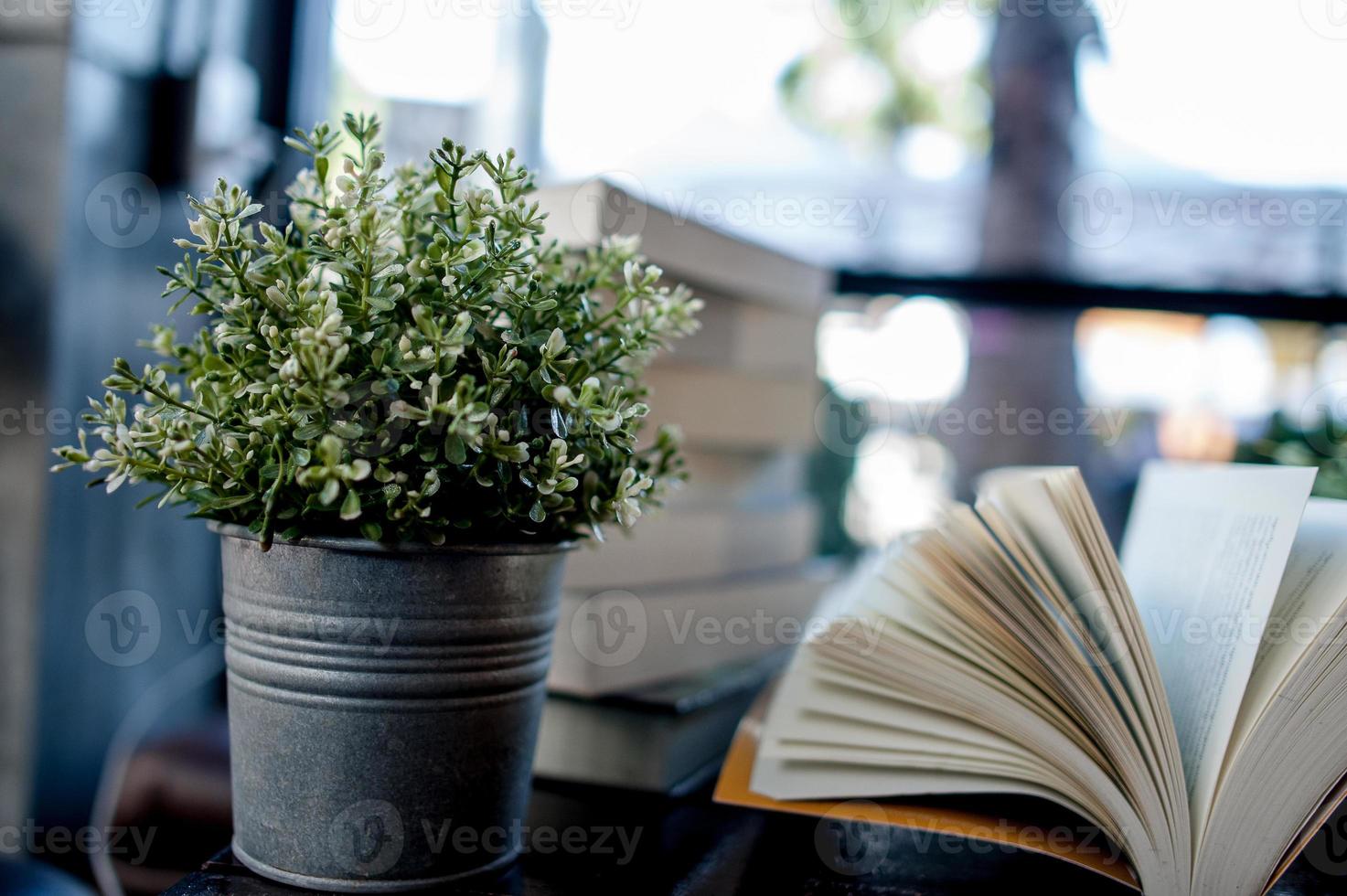 livre placé sur le bureau beaucoup de livres, belles couleurs pour étudier, savoir, éducation - images photo