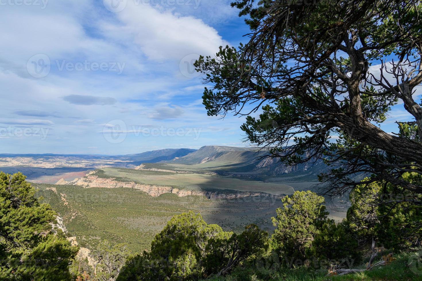 la beauté pittoresque du Colorado. beaux paysages spectaculaires dans le monument national des dinosaures, colorado photo