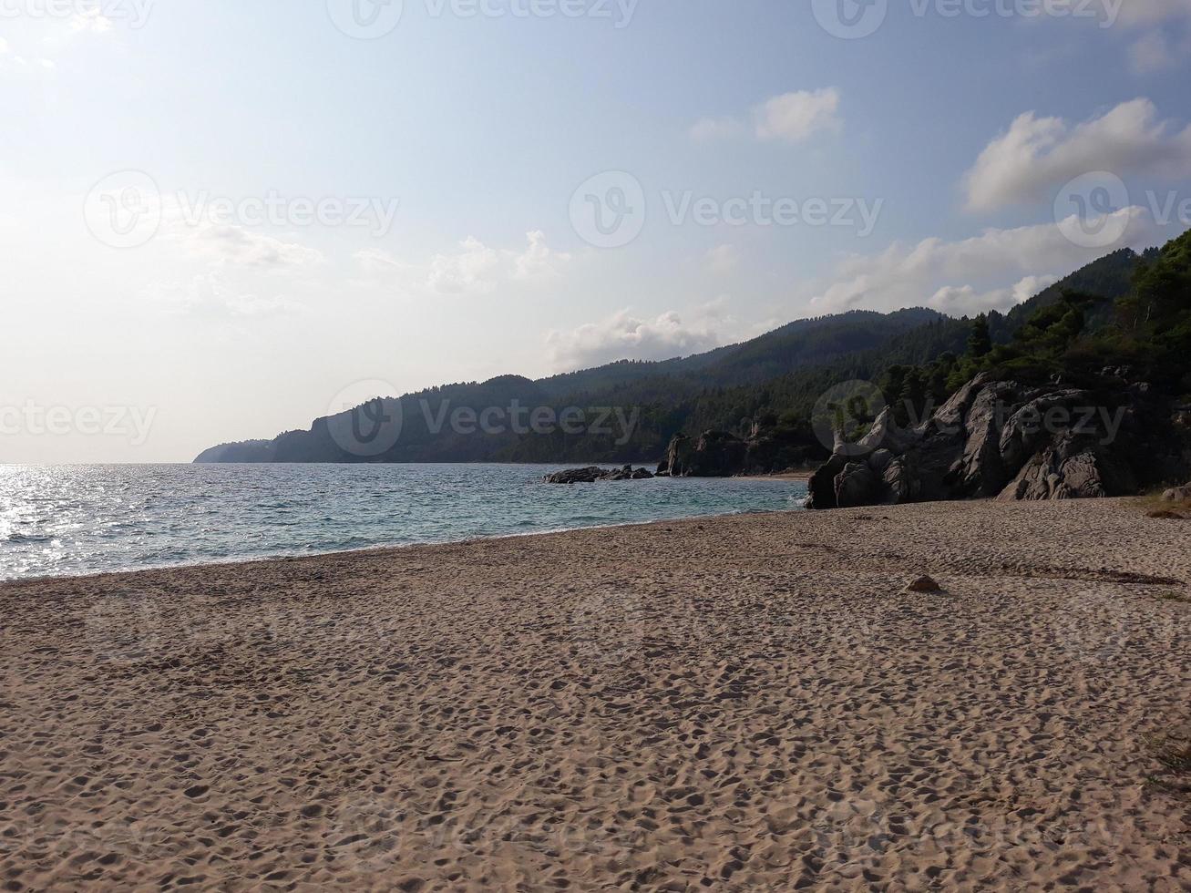 plage de lagomandra à Chalcidique photo